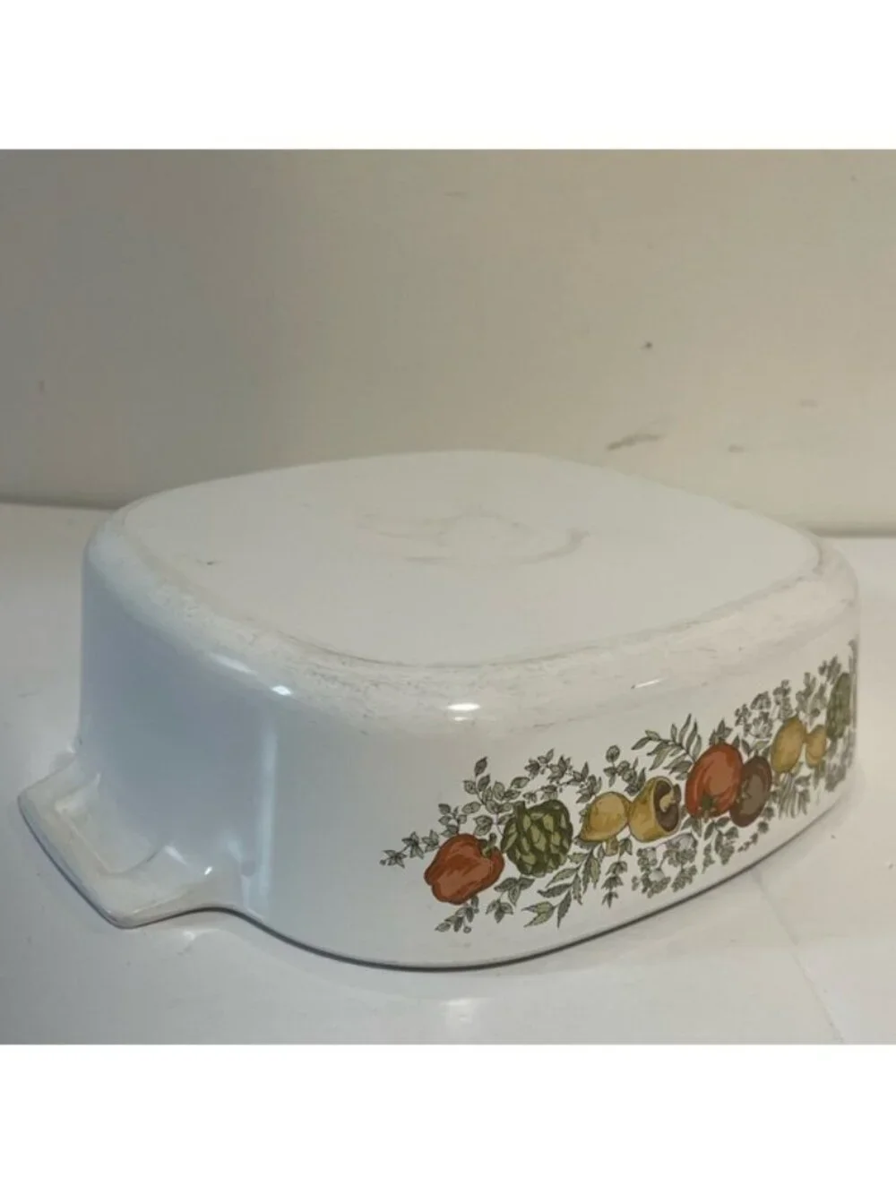 Vintage Corning Ware Spice of Life Casserole Dish with Lid – 8” x 8”